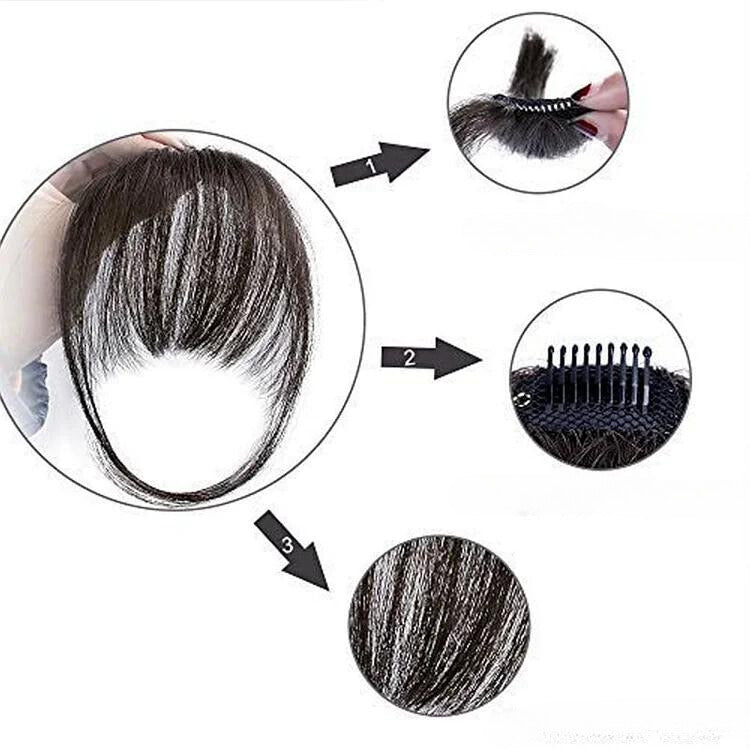 FringeEase – Instant Clip In Bangs
