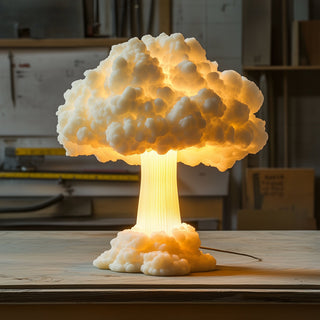 CloudBurst – Mushroom Cloud Statement Table Lamp