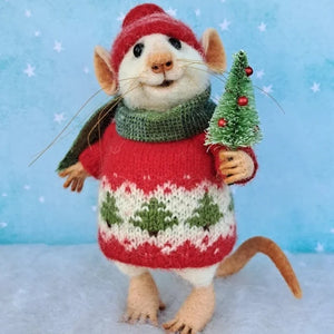 WhiskerWool - Needle Felted Mouse