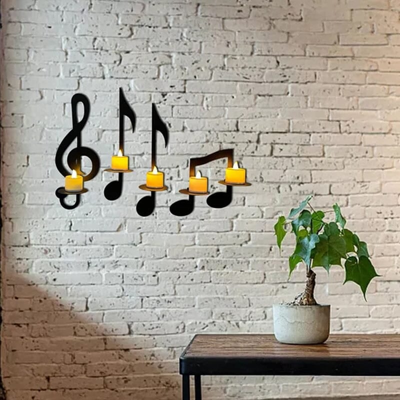MelodyGlow – Musical Note Wall Sconce