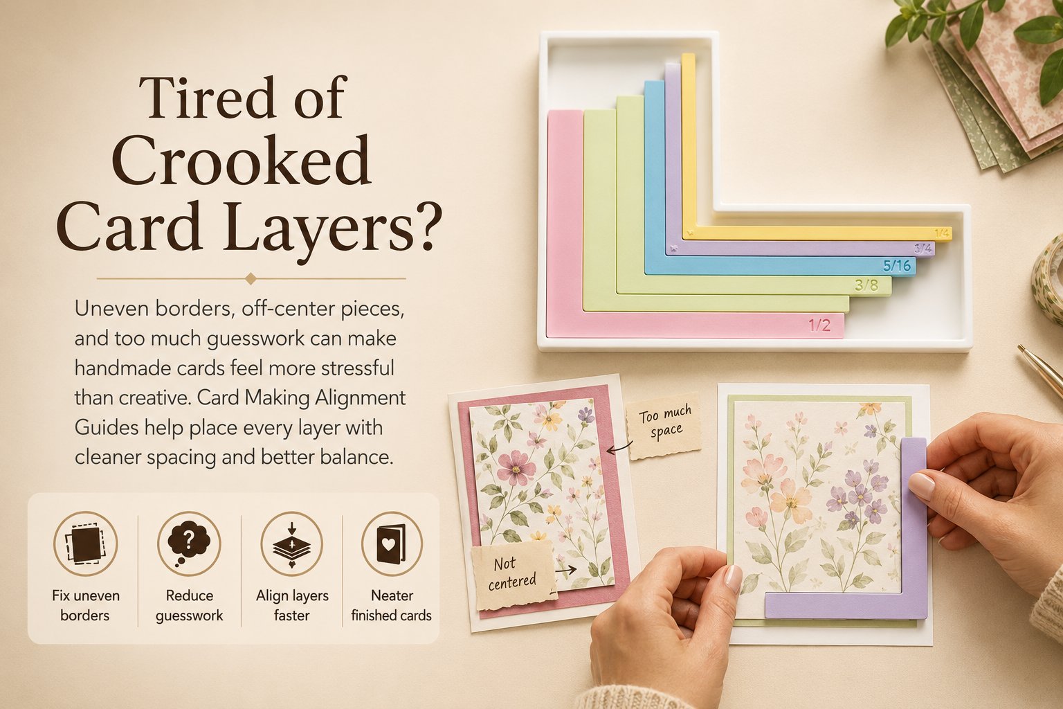 CraftAlign – Precision Card Guide Set