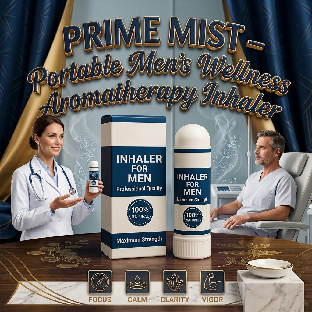 PrimeMist – Portable Men's Wellness Aromatherapy Inhaler