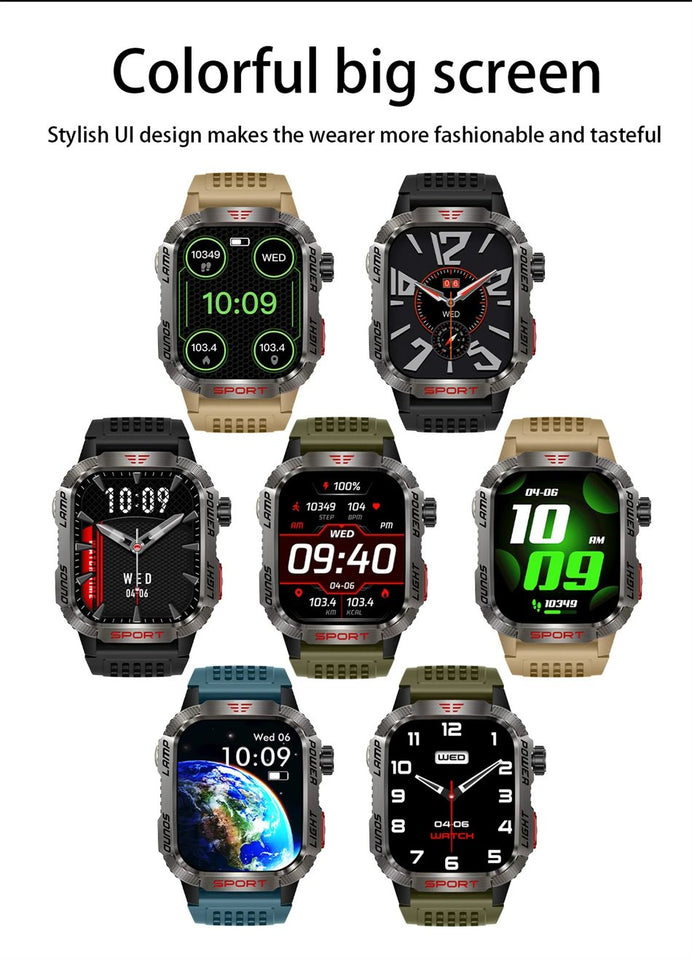 VanguardX - Outdoor Military Smart Watch – Power Meets Precision