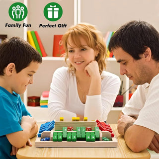 Dice Adventure - Classic Wooden Board Game for Family Fun