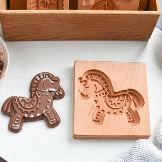 DoughDelight - Handcrafted Cookie Embossing Molds