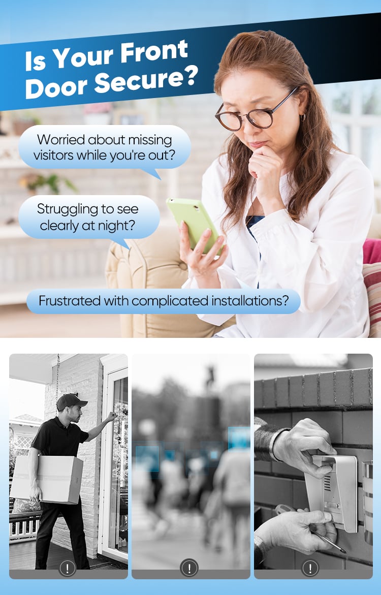 Wireless Smart Doorbell Camera