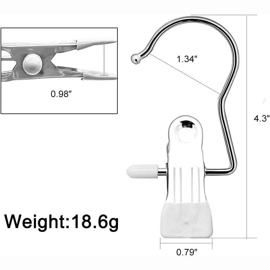 ClipMaster - Multi-Purpose Closet & Laundry Hooks