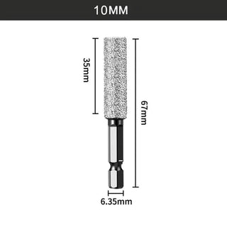 Hex Shank Brazed Hole Opener for Drilling and Grinding