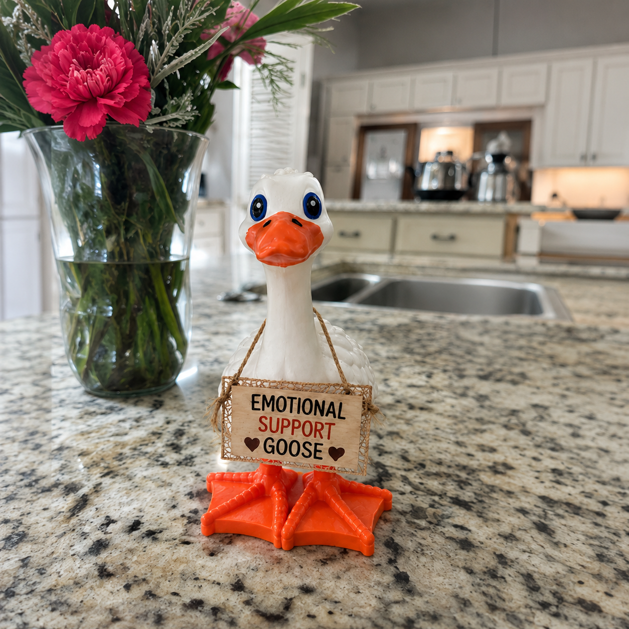 GooseGlow – Whimsical Goose Desk Companion