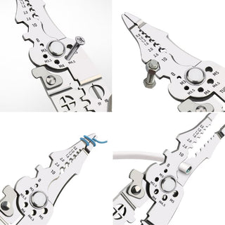 Wire Stripping Crimping Cable Cutter Pliers marnetic