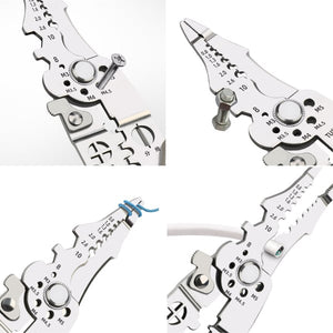 Wire Stripping Crimping Cable Cutter Pliers marnetic