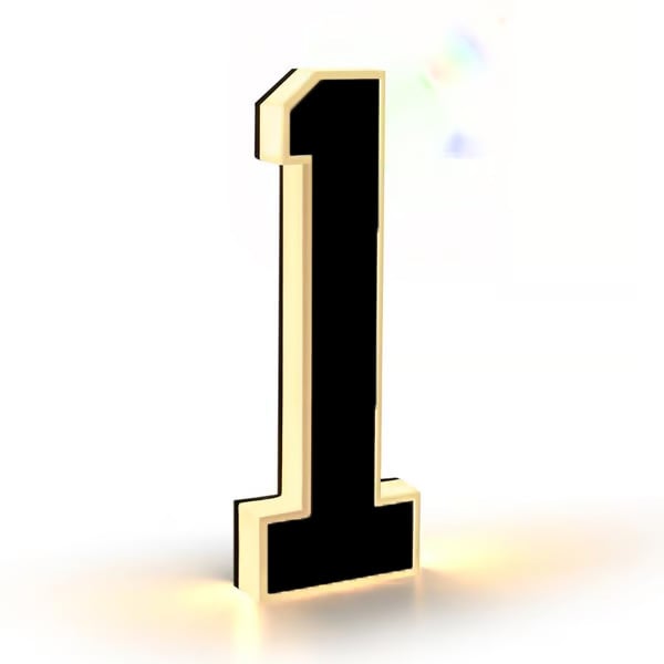 RaySign - Solar LED House Number Sign