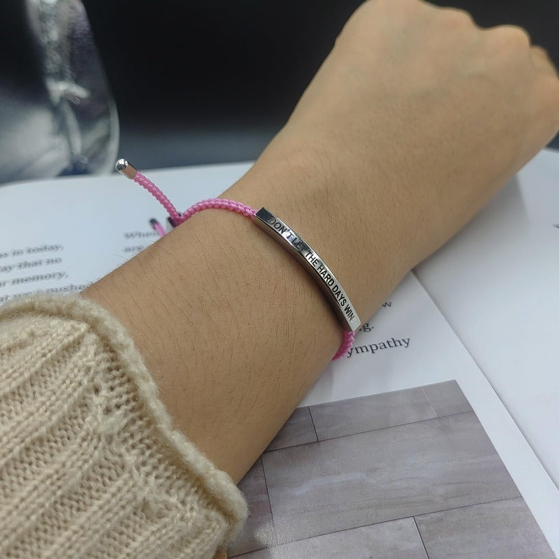 Endure - Stainless Steel Empowerment Bracelet