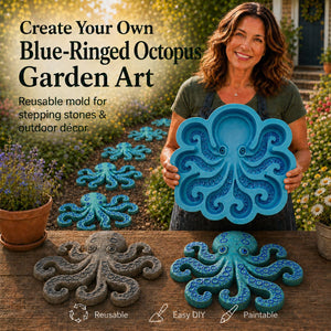 OceanCore – Reusable Coastal Garden Stepping Stone Mold