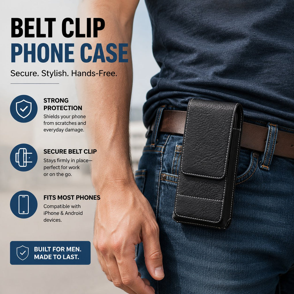 BeltGuard – Premium Magnetic Phone Carry Waist Pouch