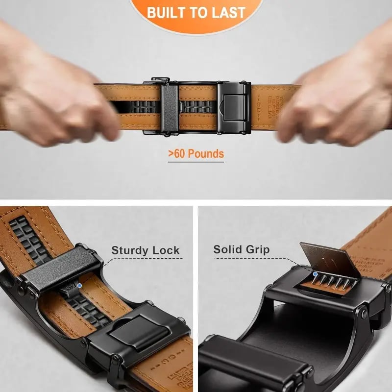 TactiStrap - Sleek Adjustable Leather Belt