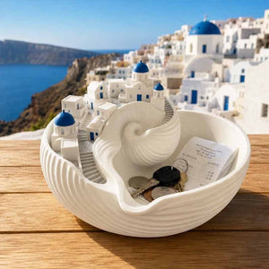 OceanVista – Santorini Decor Bowl