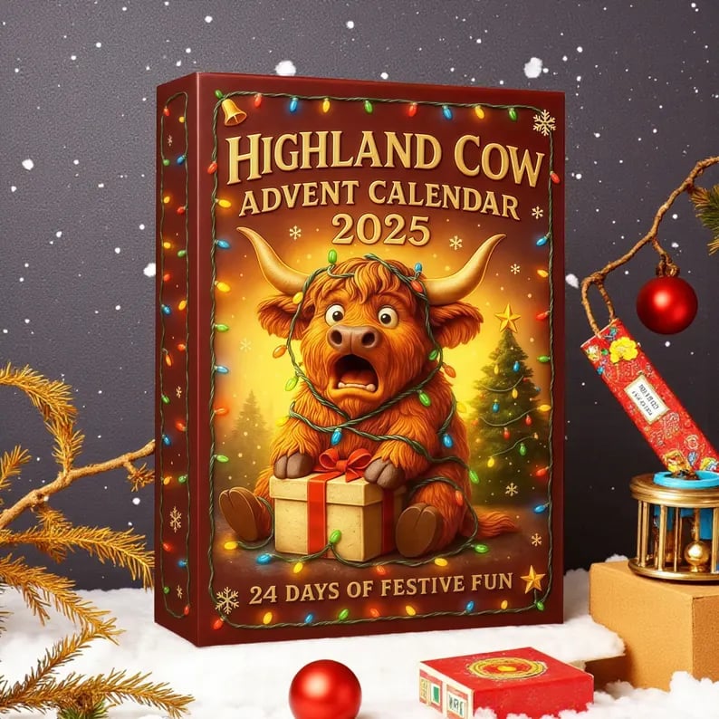 MooMagic – 2025 Highland Cow Calendar