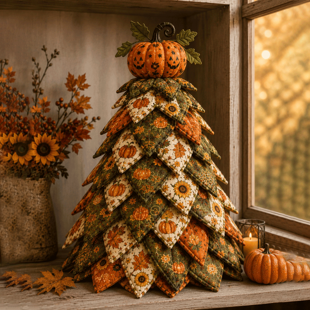 QuiltCharm – Handmade Halloween Tree Craft Kit