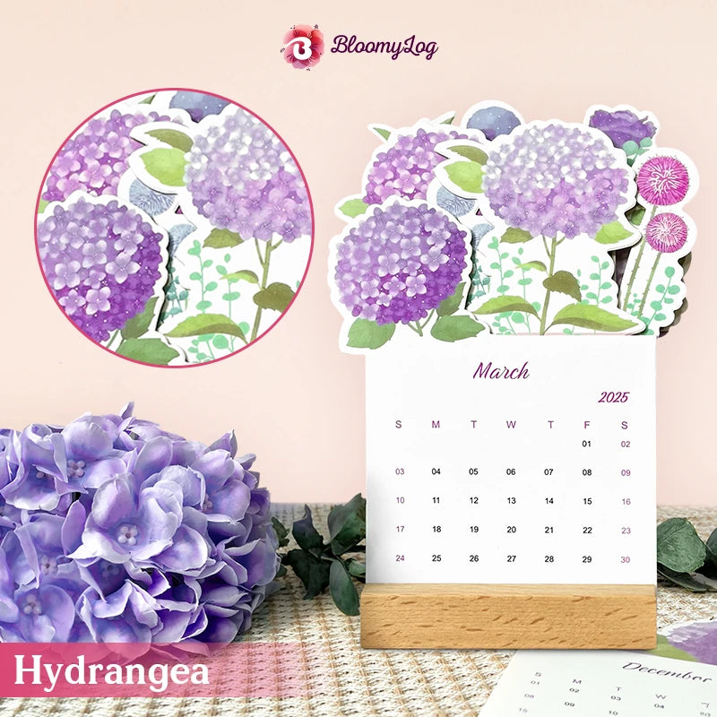 FloralGlow - 2025 Blooming Flower Calendar