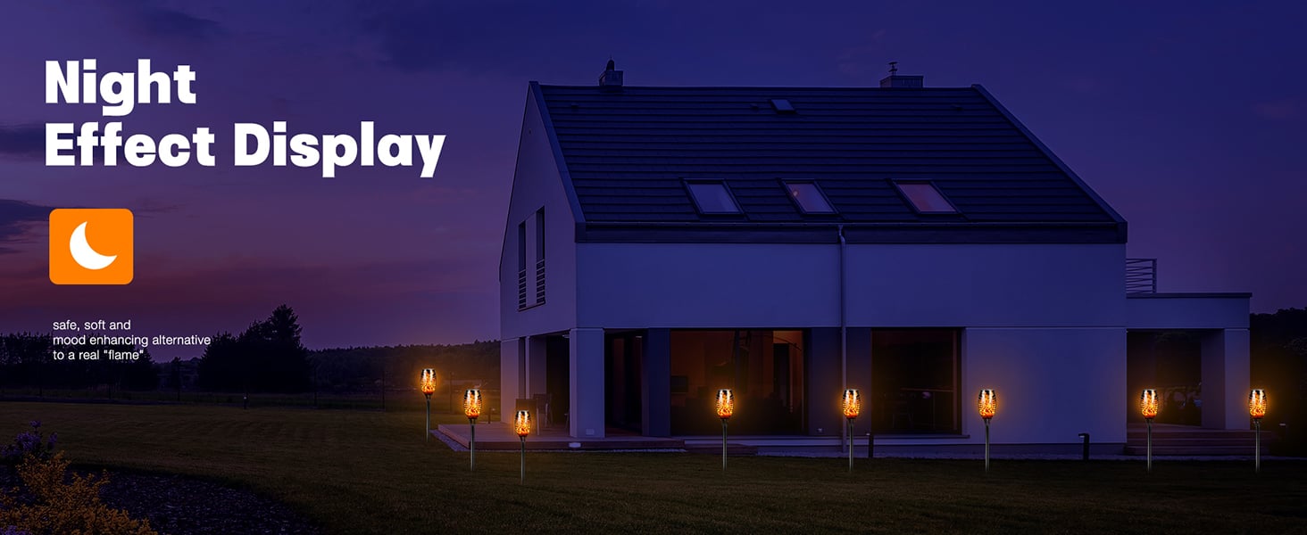 TwilightTorch - Enchanting Solar Flicker Lights