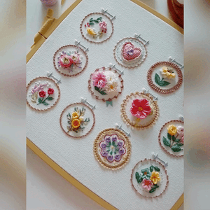 BloomStitch – Small Flower Embroidery Kit