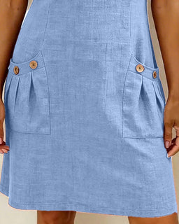 UrbanBreeze Zip – Everyday Cotton-Line Dress