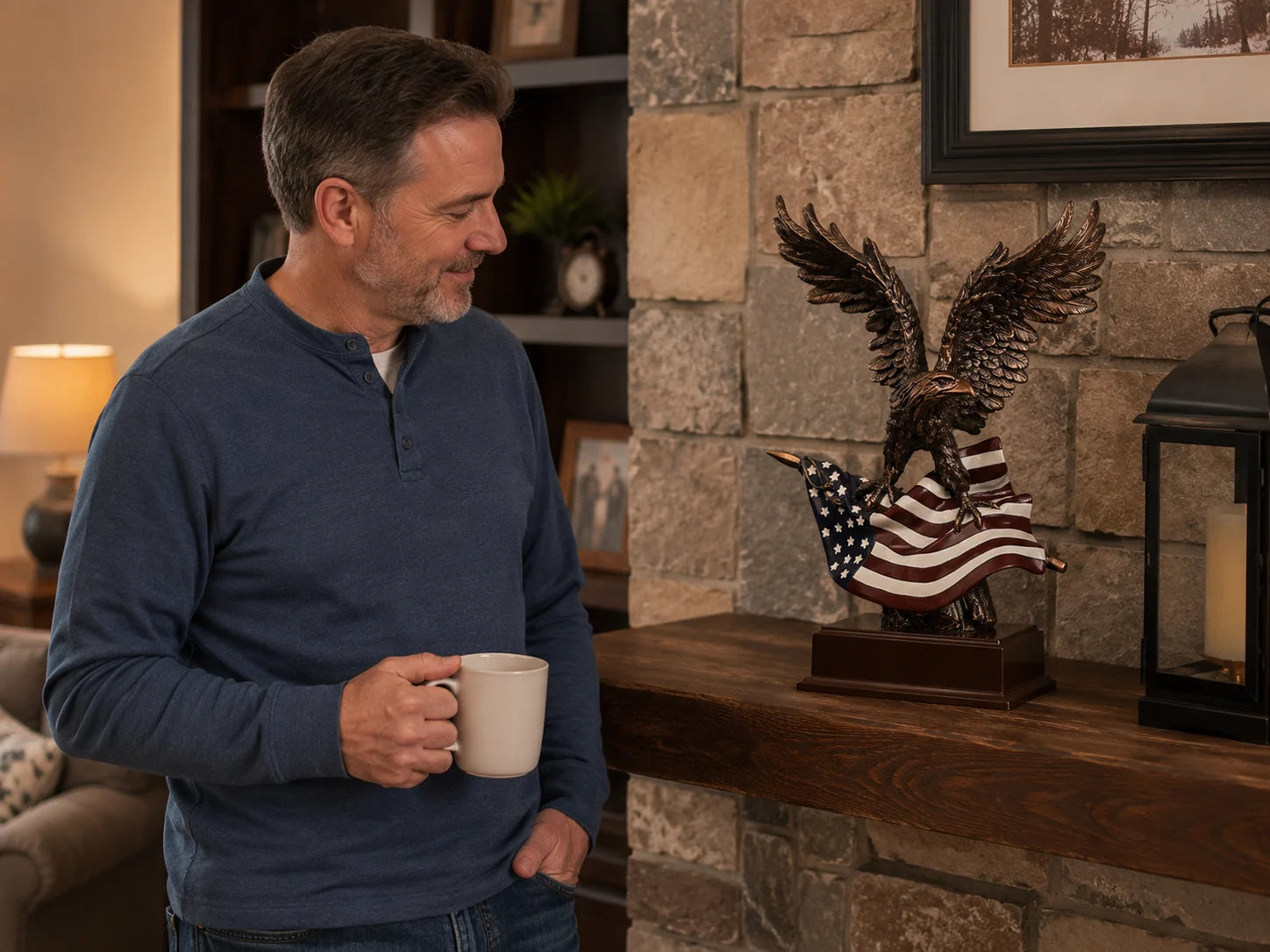 LibertyPride – American Valor Eagle Decorative Sculpture