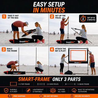 SwiftSmash – All-In-One Paddle Rally Game Set