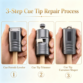 CueCraft – 3-in-1 Billiards Cue Repair Tool Kit