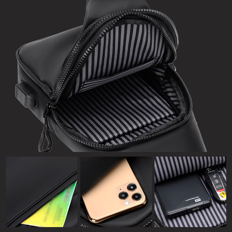 AquaCarry – Men’s Waterproof Shoulder Bag