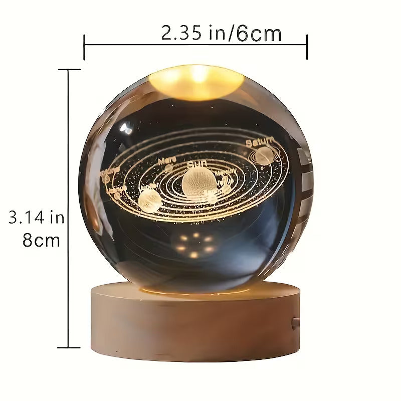 CelestiaGlow – Luminous Cosmic Sphere Decor