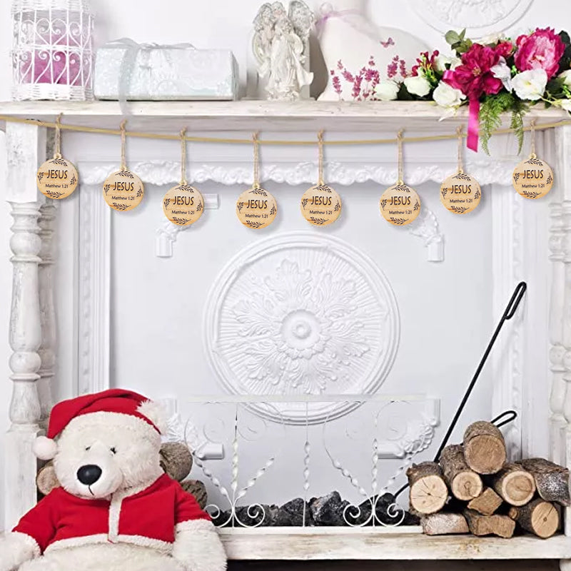 DivineLight  - Inspirational Jesus Advent Ornaments