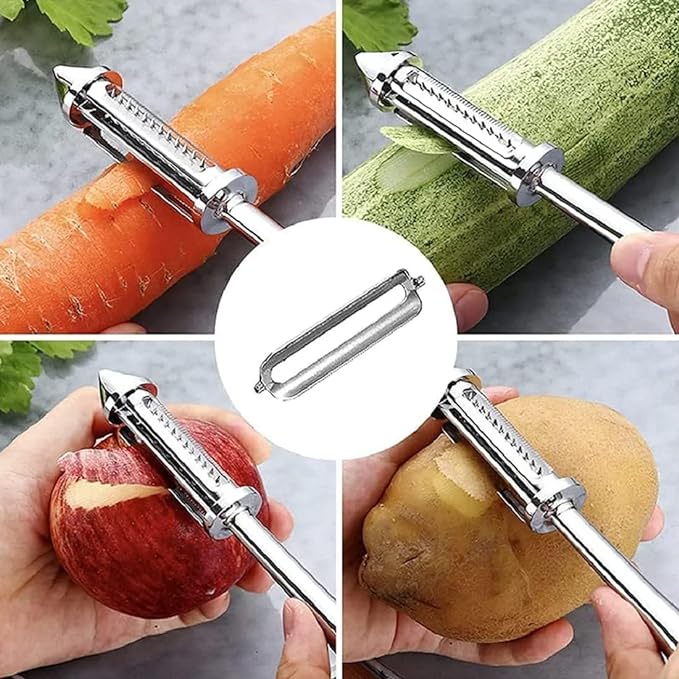 PeelMate – Dual-Blade Vegetable Peeler & Julienne Cutter