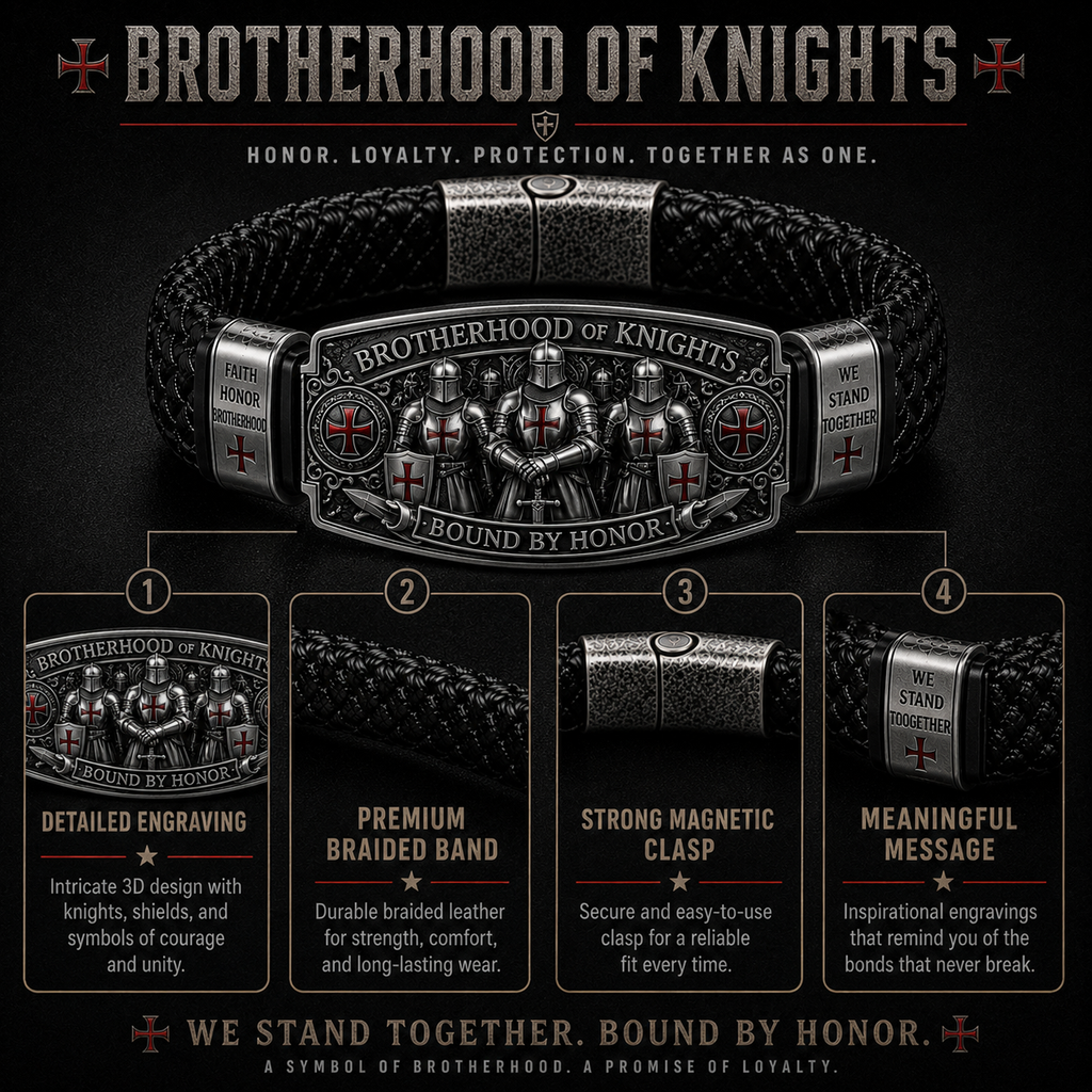HonorForge – Premium Brotherhood Honor Chain Bracelet