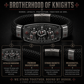 HonorForge – Premium Brotherhood Honor Chain Bracelet