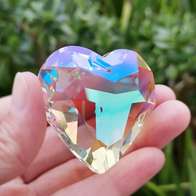 GlowHeart - Colorful Crystal Suncatcher