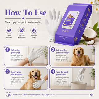PawFresh – Deodorizing Glove Wipes for Dogs & Cats