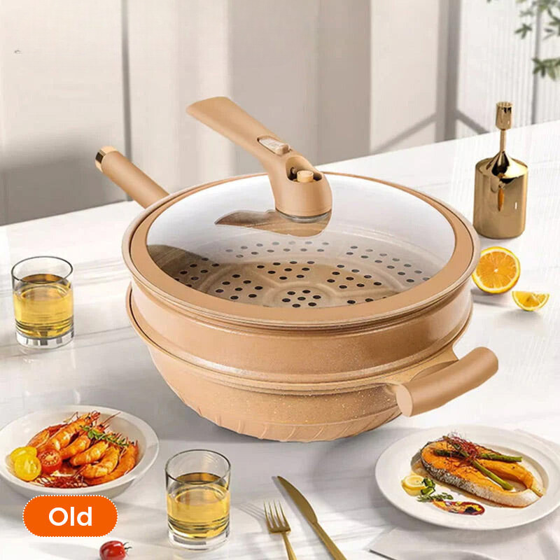 SteamMaster | Multi-Purpose Non-Stick Wok with Steamer