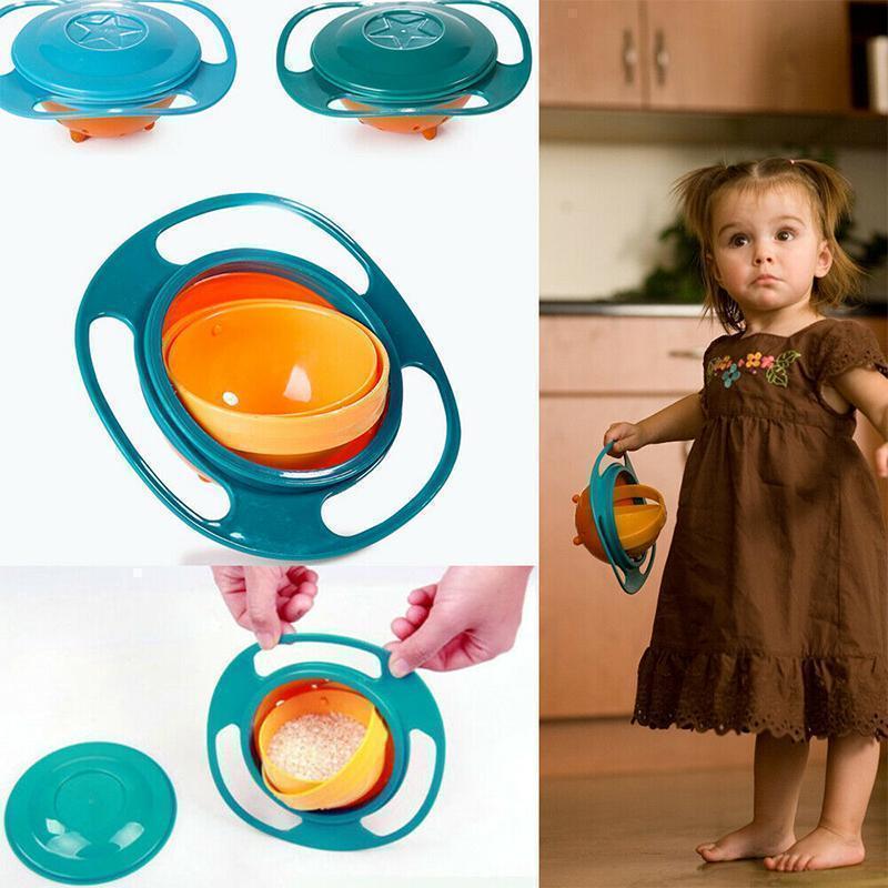 OrbitBowl - 360° Spill-Proof Snack Bowl for Kids