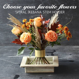 PetalSwirl – Elegant Ikebana Stem Holder