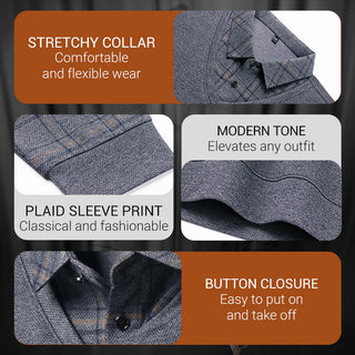 EliteLayer – Classic Faux Layered Long Sleeve Polo Shirt