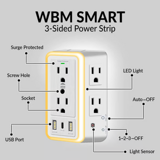 PowerHub |  9-IN-1 Multi Plug Surge Protector Outlet