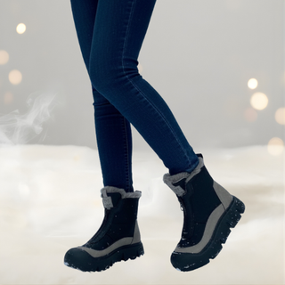 SnowEase – Warm Zip Closure Winter Boots