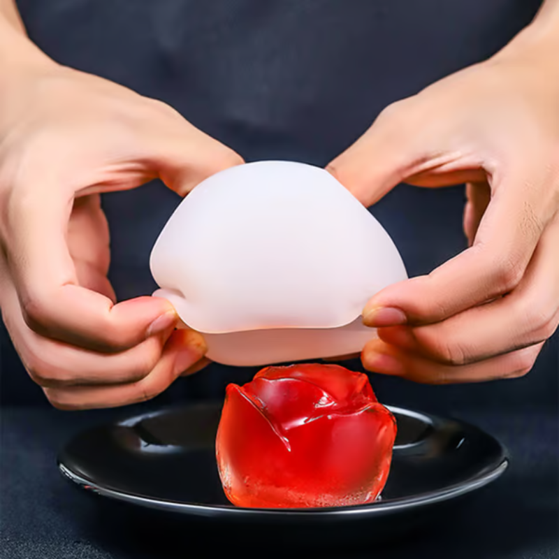 RoseChill - 3D Ice Cube Mold for Elegant Drinks