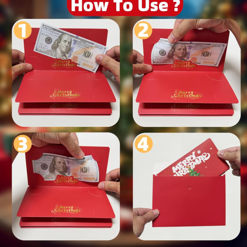 FestivaFold – Luxury Christmas Cash Gift Envelope