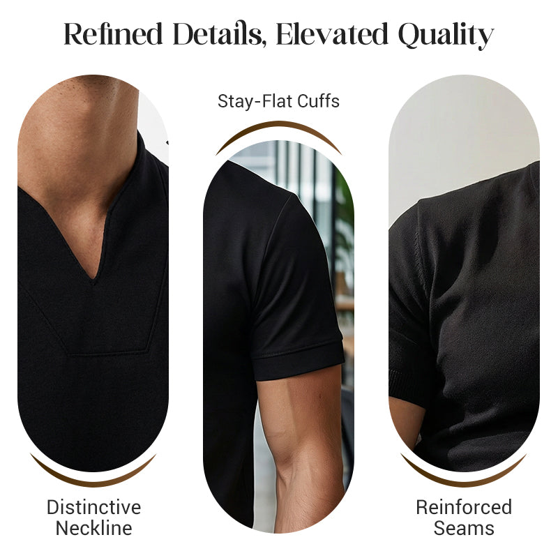 UrbanFlex – Smart Casual Fitness T-Shirt for Men