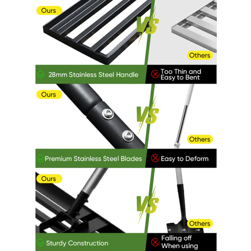 TurfTamer – Heavy Duty Lawn Leveling Rake