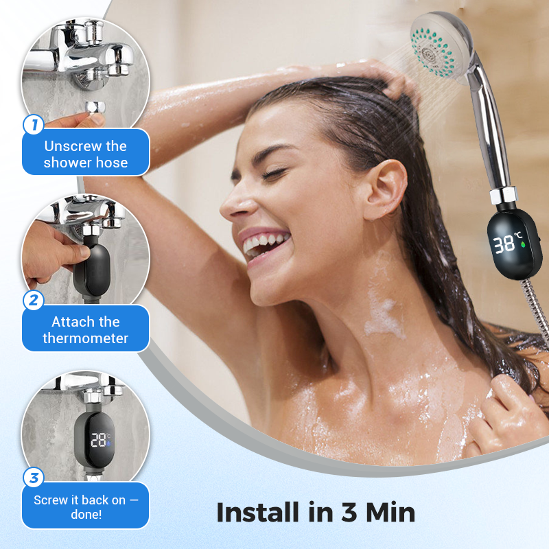 TempTrack - Waterproof Shower Gauge