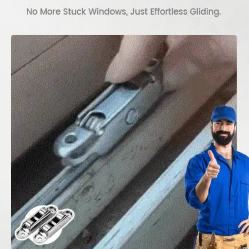 GlideEase Pulley – Premium Zinc Alloy PVC Window Rollers